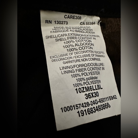 WRANGLER AUTHENTICS Men’s Fleece Lined Cargo Pants - Picture 5 of 6